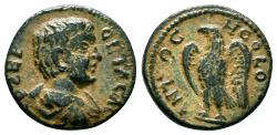 Ancient Coins - ANTIOCH (Pisidia) AE16. Geta. VF+/EF-. Eagle.