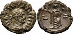Ancient Coins - MAXIMIANUS HERCULIUS AE Tetradrachm. EF-/EF. Alexandria mint. Elpis.