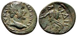 Ancient Coins - SIDE (Pamphylia) AE19. Antoninus Pius. EF-/VF+. Athena.