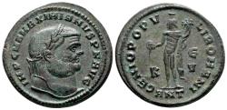 Ancient Coins - MAXIMIANUS HERCULIUS AE Follis. EF. Antioch mint. Genio.