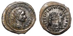 Ancient Coins - MAXIMIAN HERCULIUS Antoninianus. EF. SILVERED. Tripolis mint.