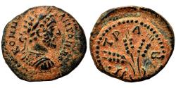 Ancient Coins - BOSTRA (Arabia) AE15. Commodus. EF/EF-. Grain ears. SCARCE!