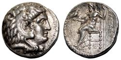 Ancient Coins - ALEXANDER III the Great AR Tetradrachm. VF+/EF-. Tarsos mint.