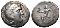 Ancient Coins - ALEXANDER III the Great AR Tetradrachm. EF/VF+. Aspendos mint.