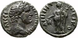 Ancient Coins - NICOMEDIA (Bithynia) AE16. Antoninus Pius. EF/EF-. Demeter in reverse.