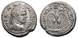 Ancient Coins - CARACALLA AR Tetradrachm. EF/aEF. Seleucia Pieria mint. PRECIOUS!