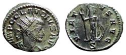 Ancient Coins - CLAUDIUS II Gothicus Bi Antoninianus. EF. Antioch mint. The virtus.