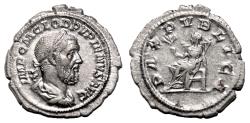 Ancient Coins - PUPIENUS AR Denarius. EF. LUSTER. The peace.