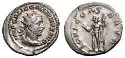 Ancient Coins - GALLIENUS AR Antoninianus. Almost EF. Rome mint. Jupiter.