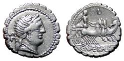 Ancient Coins - C. NAEVIUS BALBUS AR Denarius. EF-. 79 BC. Venus.