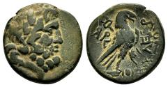 Ancient Coins - AMORION (Phrygia) AE19. VF+. 2nd-1st centuries BC. Eagle.