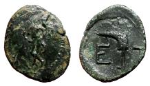 Ancient Coins - ETENNA (Pisidia) AE18. VF+/EF-. Nymph.