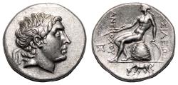 Ancient Coins - ANTIOCHOS HIERAX AR Tetradrachm. aEF/EF. Alexandria Troas. Apollo.