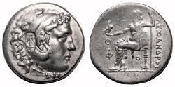 Ancient Coins - ALEXANDER III the Great AR Tetradrachm. Almost EF/VF+. Phaselis mint. Seleukid Anchor.
