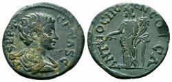 Ancient Coins - ANTIOCH (Pisidia) AE23. Geta. EF-. Tyche.