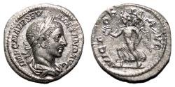 Ancient Coins - SEVERUS ALEXANDER AR Denarius. EF. The victory.