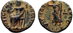 Ancient Coins - Time of Maximinus II Æ13. 'Persecution Issue'. EF-. Antioch. IOVI CONSERVATORI.