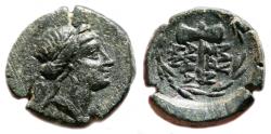 Ancient Coins - ABBAITIS (Phrygia) AE15. EF-/EF. Circa 200-0 BC. Double Axe.