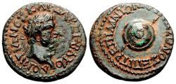 Ancient Coins - KOINON of BITHYNIA AE22. Domitian. EF-/EF. Lucius Antonius Naso, procurator.