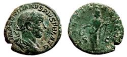 Ancient Coins - GORDIAN III AE As. EF-/VF-. LAETITIA AVG N. Scarce Type.