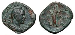 Ancient Coins - TREBONIANUS GALLUS AE Sestertius. VF+/VF-. PIETAS AVGG