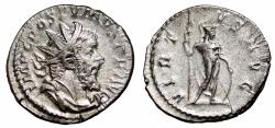 Ancient Coins - POSTUMUS AR Antoninianus. VF+. Treveri mint. VIRTVS AVG