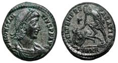 Ancient Coins - CONSTANTIUS II AE2 Maiorina (Centenonialis). EF. Cyzicus mint. Spearman.