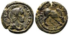 Ancient Coins - TRAPEZOPOLIS (Caria) AE15. Pseudo-Autonomous issue. VF+. Circa AD 138-192.