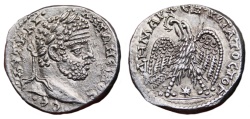 Ancient Coins - CARACALLA AR Tetradrachm. EF/EF+. Laodicea ad Mare mint. 3rd Consulate. SUPERB!