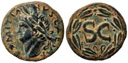 Ancient Coins - Antioch (Syria) AE21. Domitian. aEF. Large SC.