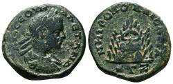 Ancient Coins - CAESAREA (Cappadocia) AE27. Severus Alexander. VF+/EF-. Mount Argaeus.