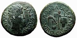 Ancient Coins - AUGUSTUS AE As. EF. Priestly Tools.