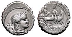 Ancient Coins - C. NAEVIUS BALBUS AR Denarius. EF-/EF. 79 BC. Venus.