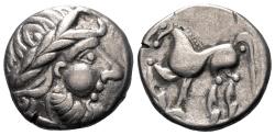 Ancient Coins - CELTIC IMITATION of PHILIP II of Macedon AR Tetradrachm. 2nd-1st centuries BC. Middle Danube.