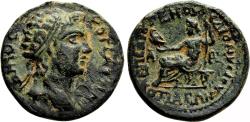 Ancient Coins - COTIAEUM (Phrygia) AE23. VF+/EF-. Diogenes, son of Dionysus, archon.