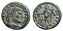 Ancient Coins - GALERIUS MAXIMIANUS AE Follis. EF+/EF-. Siscia mint. GENIO AVGVSTI.