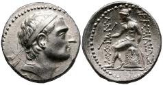 Ancient Coins - ANTIOCHOS III Megas AR Tetradrachm. EF. Circa 202-187 BC. HIGH QUALITY!