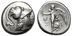 Ancient Coins - SIDE (Pamphylia) AR Tetradrachm. EF-. Circa 205-190 BC. Athena.