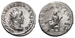 Ancient Coins - TREBONIANUS GALLUS AR Antoninianus. EF+/EF-. Iuno Martialis.