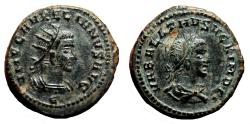 Ancient Coins - VABALATHUS and AURELIAN AE Antoninianus. EF. Antioch mint.