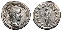 Ancient Coins - GORDIAN III AR Antoninianus. EF/EF-. The liberality.
