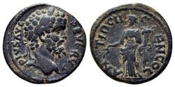 Ancient Coins - SEPTIMIUS SEVERUS AE23. EF-. Antioch in Pisidia. Genius.