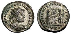 Ancient Coins - MAXIMIANUS HERCULIUS Bi Antoninianus. EF. SILVERED. Antioch mint. Emperor.