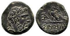 Ancient Coins - SINOPE (Paphlagonia) AE18. EF. Circa 95-80 BC. Eagle.