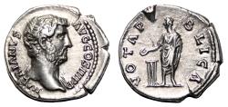Ancient Coins - HADRIAN AR Denarius. EF. Emperor.
