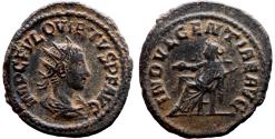 Ancient Coins - QUIETUS AE Antoninianus. EF/EF-. The indulgence.