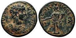 Ancient Coins - ANTIOCH of PISIDIA AE23. Caracalla. EF-/EF. Tyche.