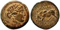 Ancient Coins - SELEUKOS II Kallinikos AE20. EF-. 246-225 BC. Apollo.