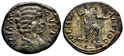 Ancient Coins - ANTIOCH (Pisidia) AE24. Julia Domna. EF-. God Men.