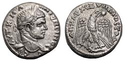 Ancient Coins - CARACALLA AR Tetradrachm. EF. Antioch mint. Cornucopia. VERY NICE!